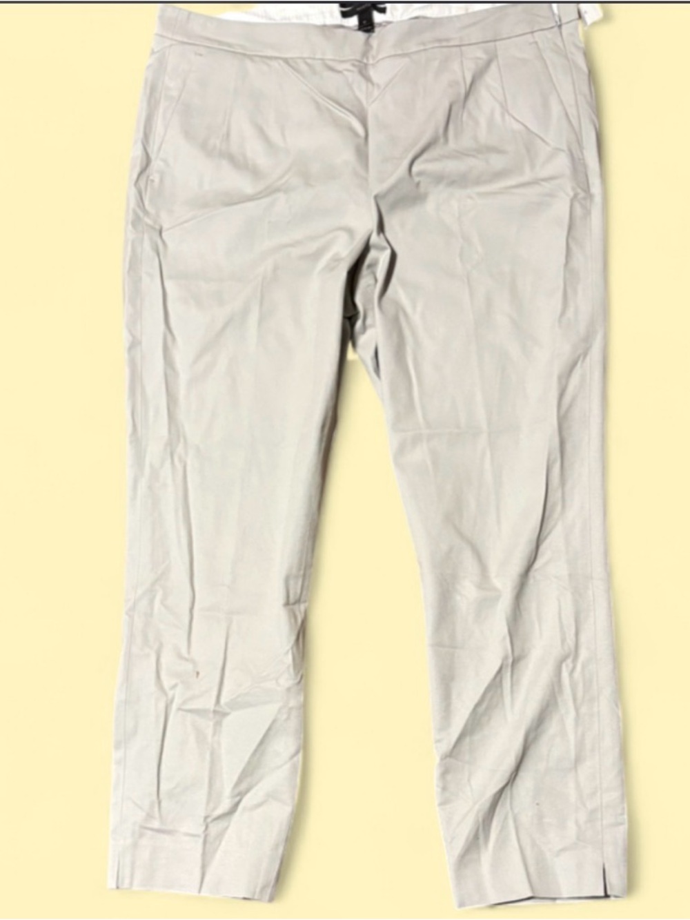 J. Crew Light Gray Martie Straight-Leg Pants